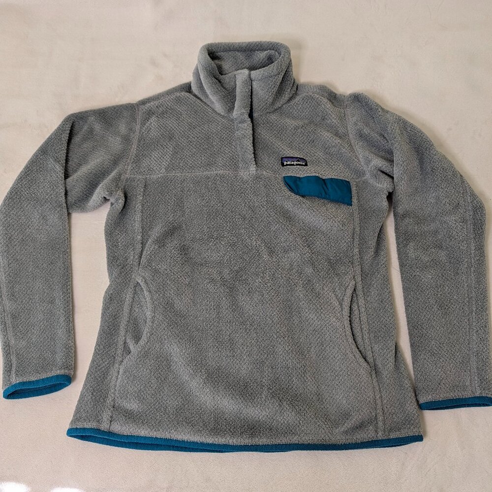 PATAGONIA RE-TOOL SNAP T  FLEECE PULLOVER - WMNS LG - EXCELLENT